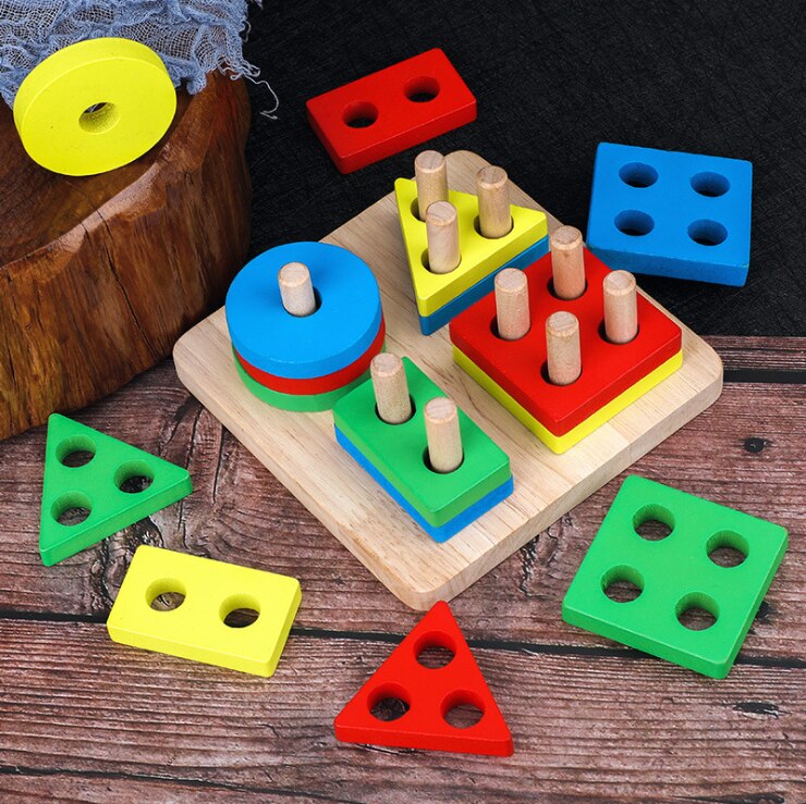 Montessori Giocattolo Di Legno 3D Alfabeto Colorato Puzzle Di Numero di Forma Geometrica Cognizione di Pesca Conteggio Giocattoli Educativi Per I Bambini: Grigio