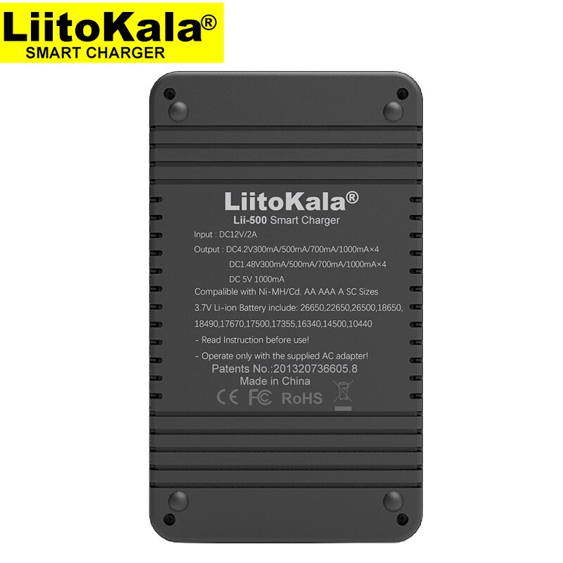 Liitokala Lii-500 18650 cargador de 18650 a 1,2 V 3,7 V 3,2 V 3,85 V AA/AAA 26650 de 16340 de 25500 NiMH cargador de batería de litio