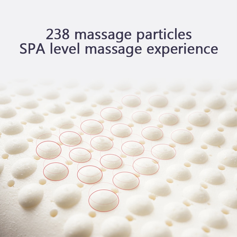 Naturlig latex pude hukommelse skum massage pude brugt til ortopædisk hukommelse pude åndbar bikage struktur kurve