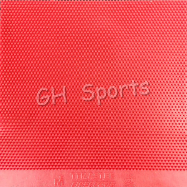 TTMASTER Fireproof Red Long Pips-Out Table Tennis/Ping Pong Rubber Without Sponge Topsheet OX NO ITTF low price