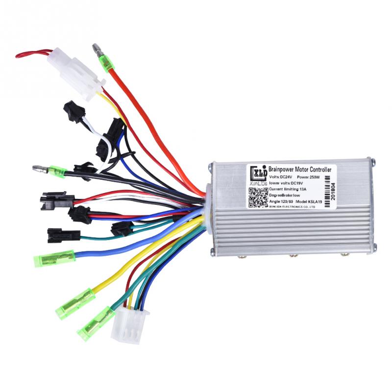 24V 250W Ebike Electirc Fiets Controller Dual Mode Borstelloze Met Lithium Batterij Voor Elektrische Fiets Scooter