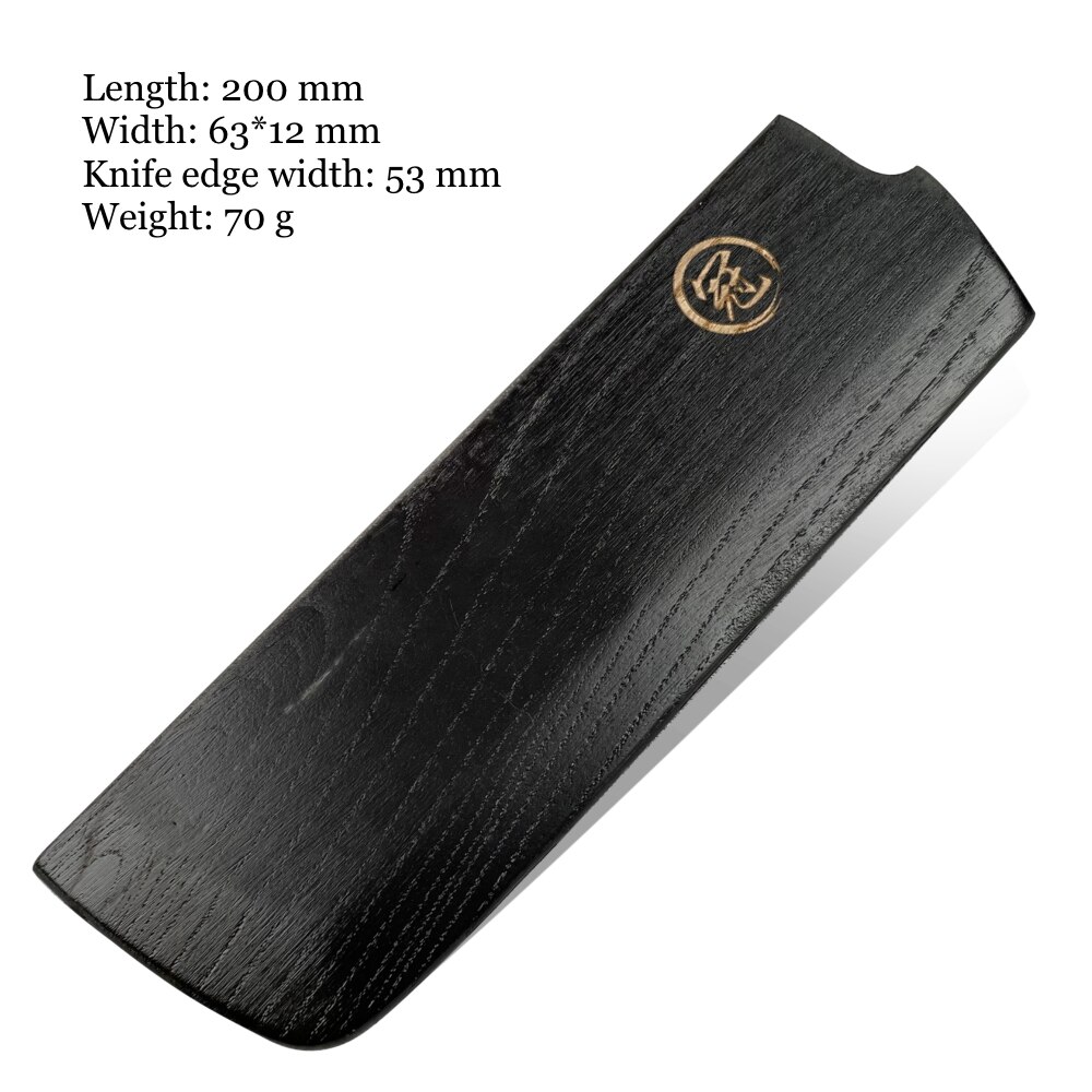 Chef's knife Japanese Gyuto Santoku Petty Nakiri Kiritsuke Protector Blade Wooden Scabbard Kitchen Knives Sheath Saya Guard: for nakiri knife