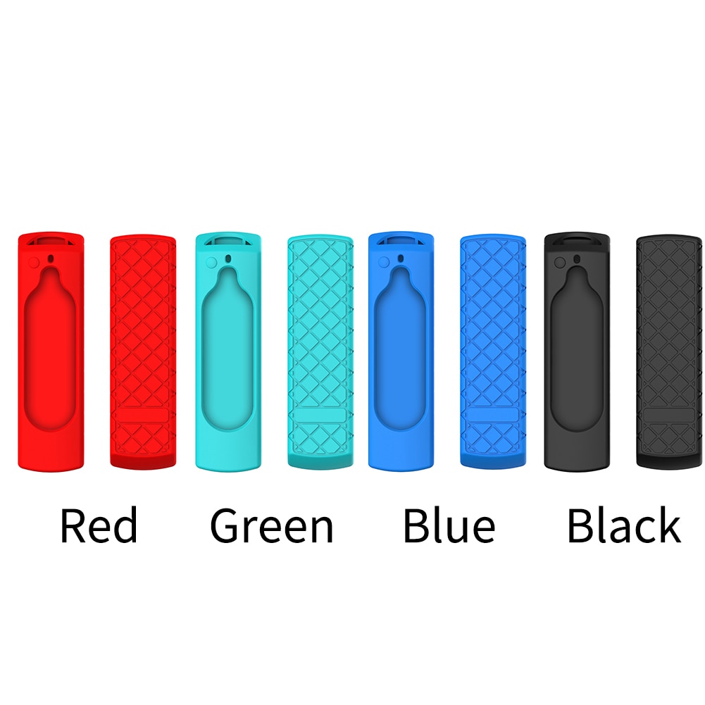 Rhomboids Pattern Dust Proof Soft Silicone Cover Home Remote Case Reusable Anti Slip Washable Accessories For Fire TV Stick 4K