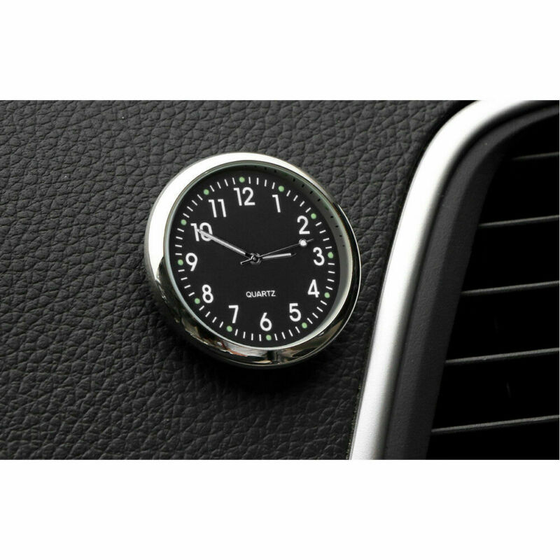 Black Blue White Mini Motorcycle Clock Watch Waterproof Stick On Motorbike Digital Clock Time