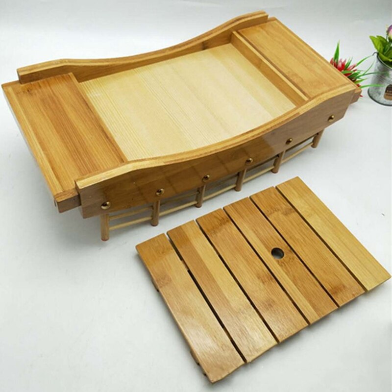 Japanse Stijl Bamboe Keuken Sushi Brug Boot Sushi Sashimi Schotel Sushi Servies Decoratie Ornamenten