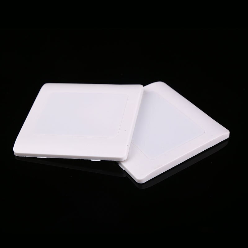 5pcs High PP Wall Switch Socket Blank Panel Cover Plate For Home Improvement Fire Retardant Wall Mounted Blank Panel