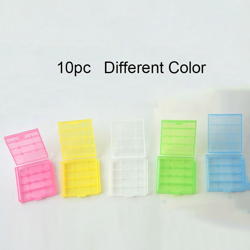 10Pcs/20Pcs Plastic Case Houder Draagbare Batterij Opbergdoos Cover Voor 4x Aa Aaa Batterij Box Container bag Case Organizer