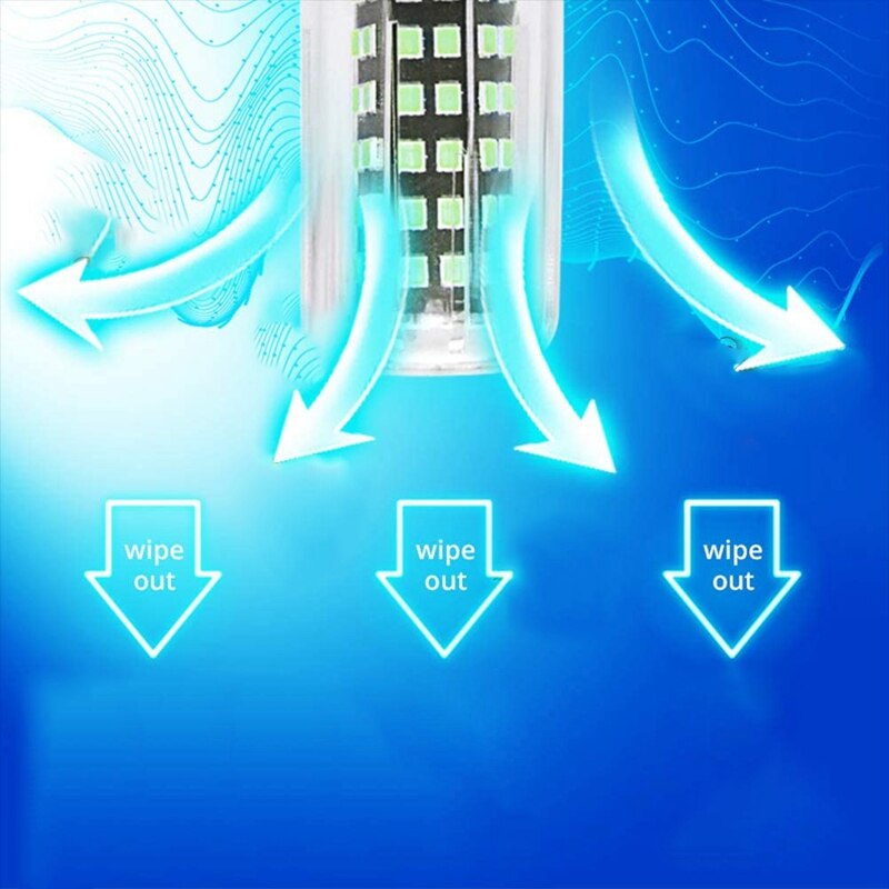 Lampada A Raggi Ultravioletti Germicida UVC di Ozono UV Della Lampada Del Cereale di Ozono Lampadina Germicida Disinfezione per La telecamera Da Letto di Scuola (220V)-ABUX