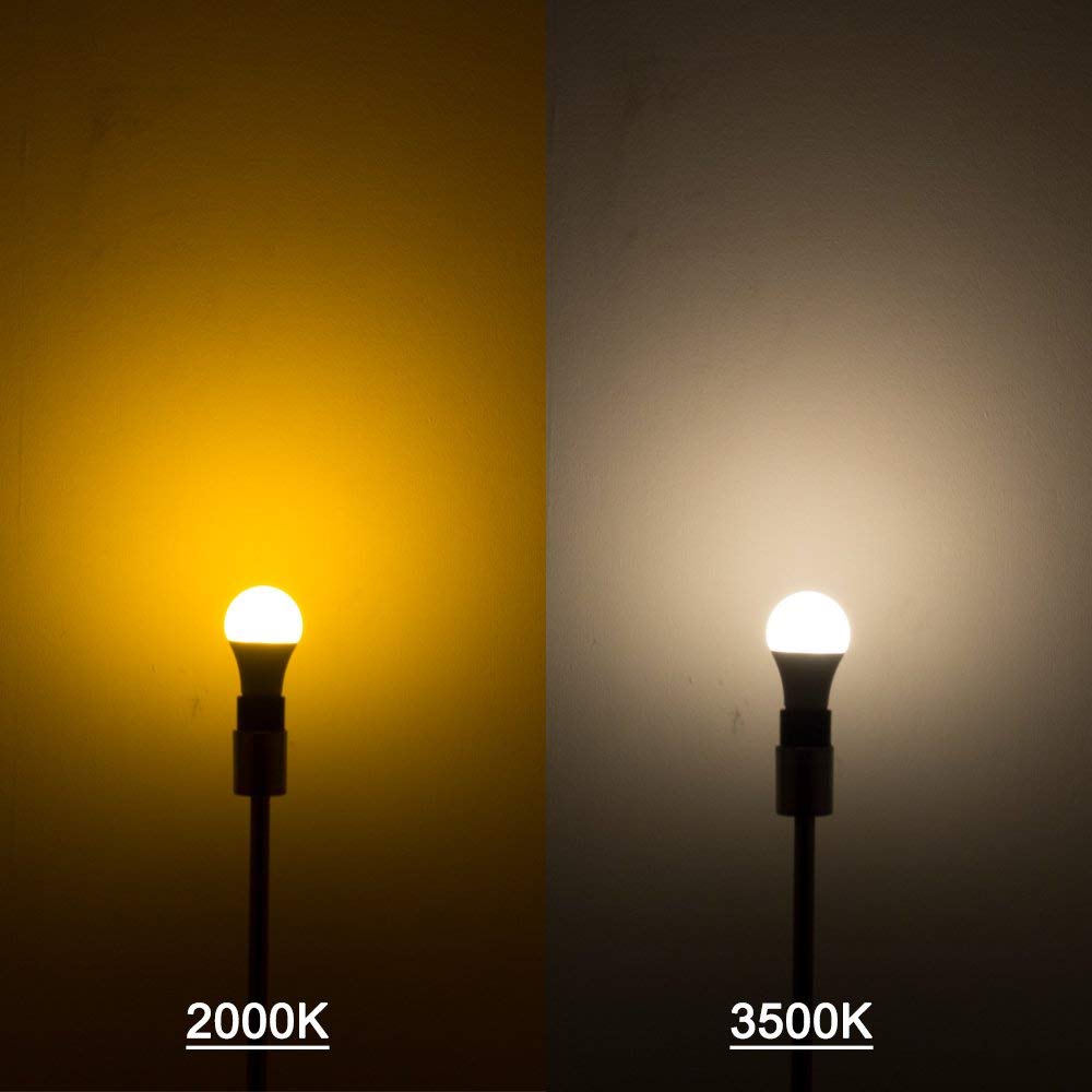 Yellow LED Bug Light Bulb 7W 60W Light Bulb Equivalent Dusk to Dawn Smart Sensor LED Bulb 7W E26 Yellow LED 2000k Automatic