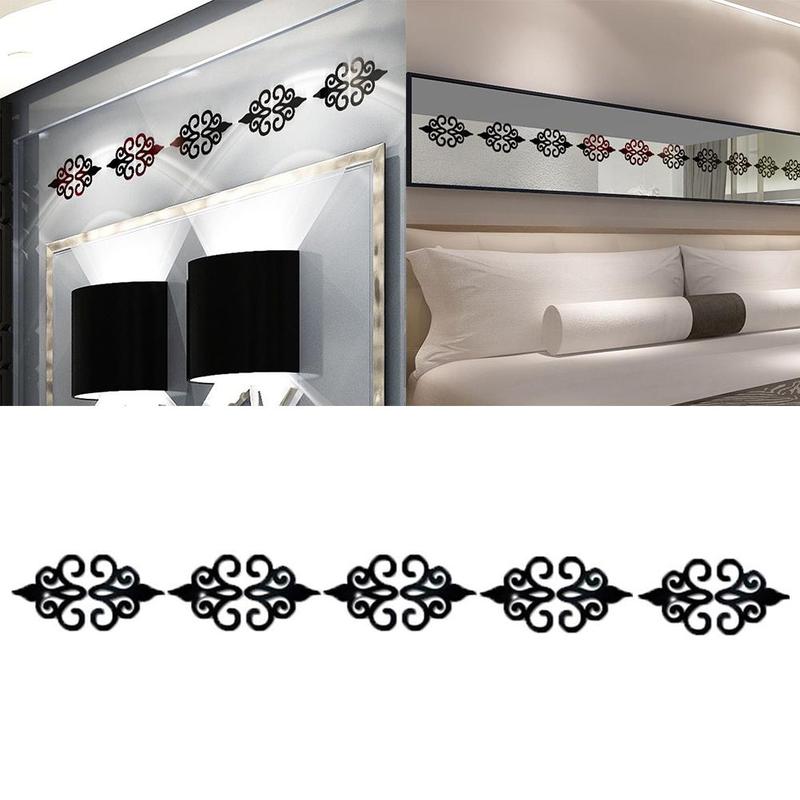 1pc 50/100x50cm DIY Mirror Wall Sticker Bathroom Waterproof Mirror Self Adhesive Removeable Soft Mirror Decor Kids Crafts