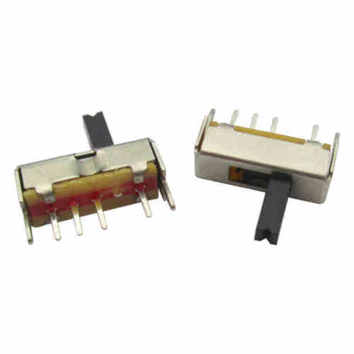 10PCS SS13D07 Rutsche Schalter 1P3T 4Pin W/Griff 6mm 3 position f DIY Elektronische