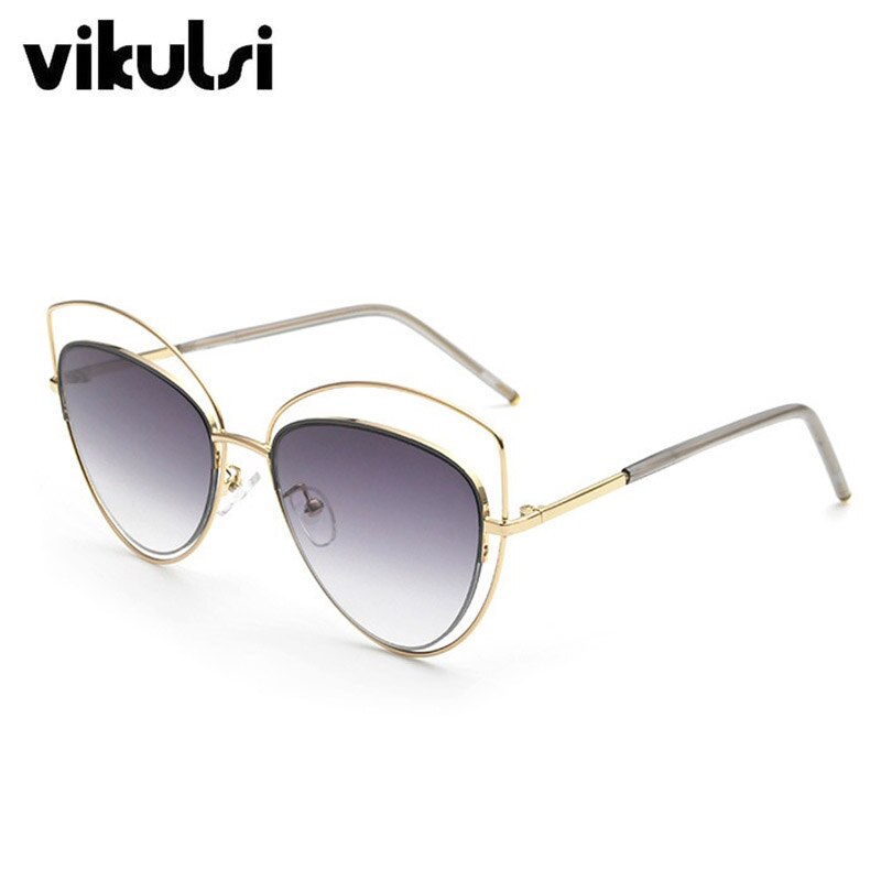gafas de sol de espejo rosa de gran tamaño ojo de gato Vintage mujeres gafas de sol de mujer gafas de sol de señora al por mayor
