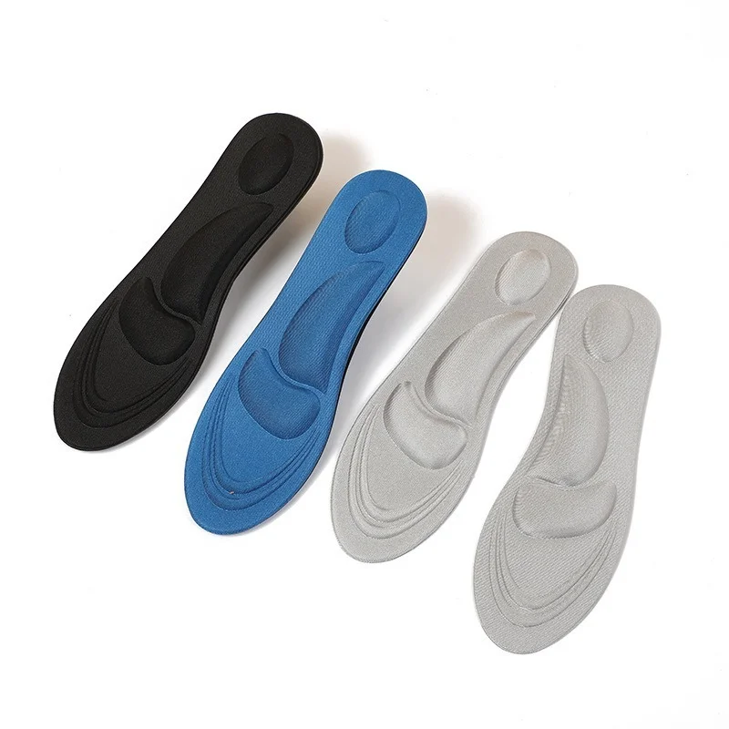 4D Massage Memory Foam Insoles for Shoes Sole Breathable Cushion Sport Running Insoles for Feet Orthopedic Insoles