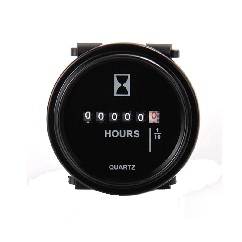 Mechanical Hour meter counter TIMER hourmeter for generator diesel gasoline petrol engine DC 8V 12V 24V 36V 48V 72V 80V