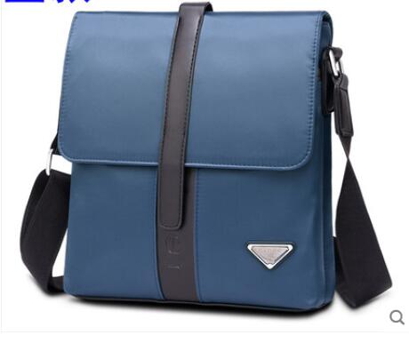 A4 Oxford Waterdichte Draagbare Werk Business Kantoor Mannelijke Messenger Bag Mannen Aktetas Voor Document Handtas Portfolio mens bag: blue shu