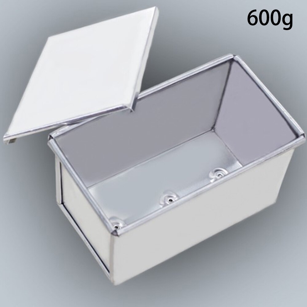 FWEEK Toastbrood, bakvorm met deksel, 1000 g, toastbrood, bakvorm met deksel, anti-aanbak, broodvorm, pullman, brood, toastvorm voor broodbak, toast, cake