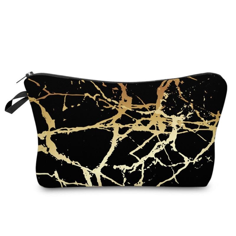 Multifunctional Cosmetic Bag Makeup Case Pouch Toiletry Travel Zip Wash Organize Makeup bag: F