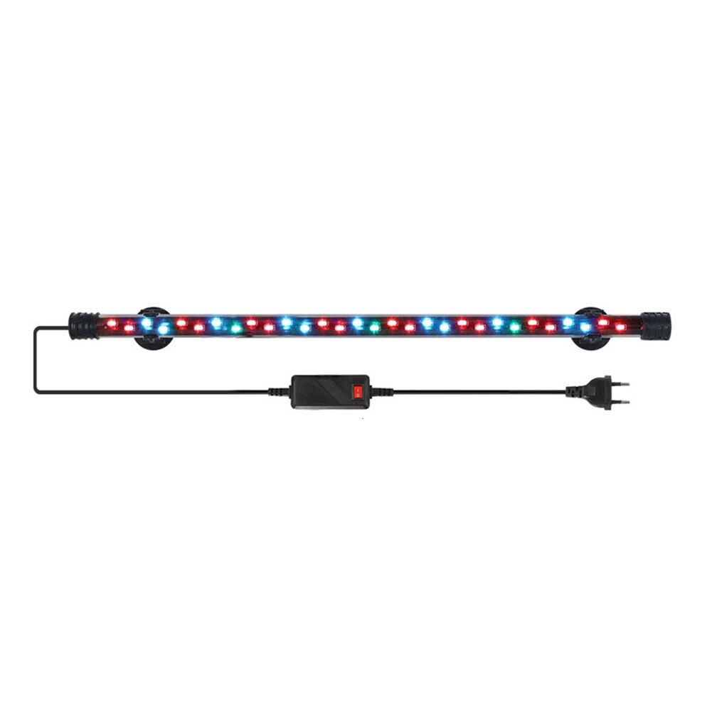 Dompelpompen Verlichting Aquarium Onderwater Verhelderende Waterdichte Hoge Helderheid Led Verlichting Landschapsarchitectuur Aquarium Lamp: EU Plug 10W 48cm