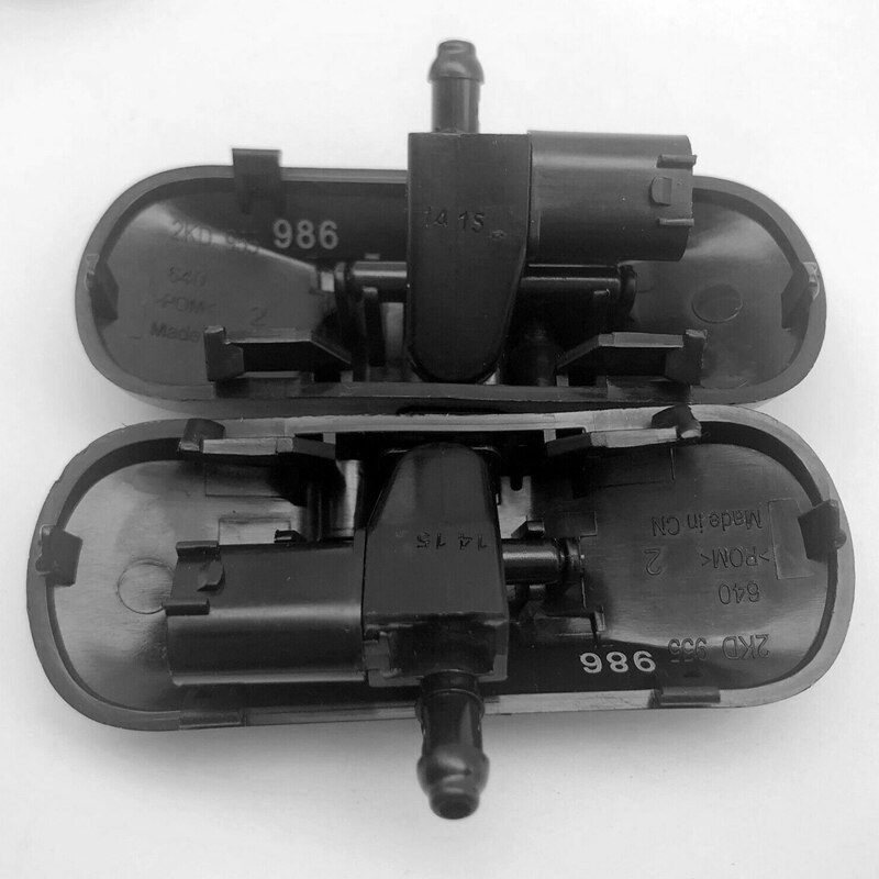 AU05 – buse de Jet d&#39;eau de lavage de pare-brise avec chauffage pour Passat B6 Jetta Golf Caddy, 2 pièces