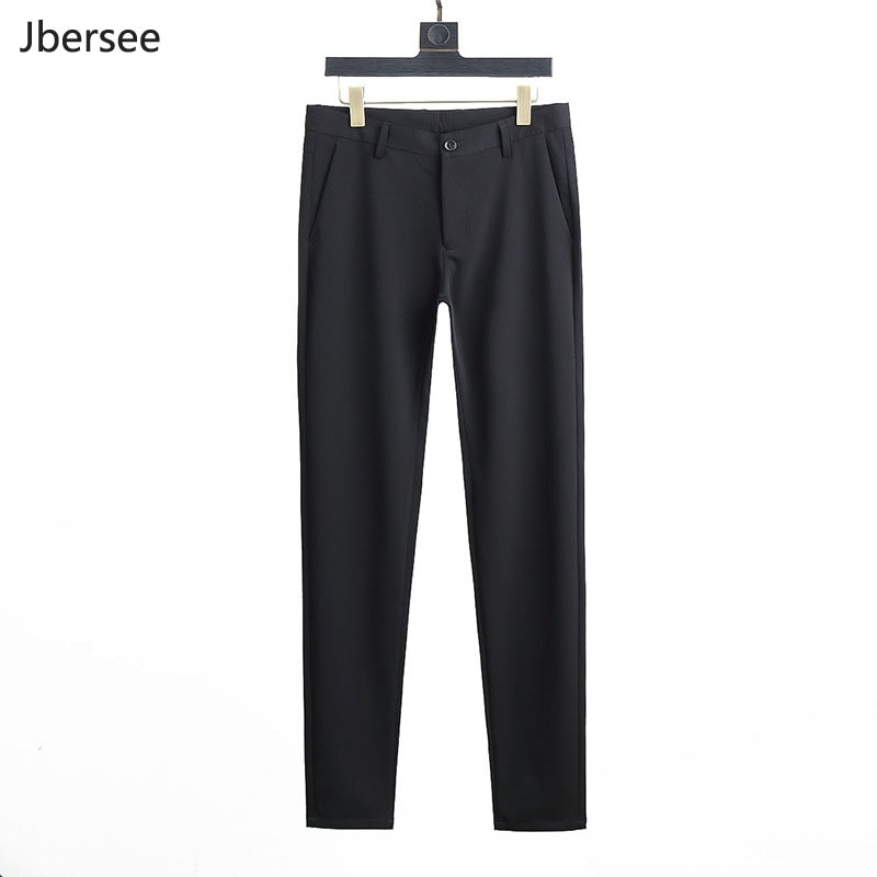 Mænd luksus jakkesæt bukser social business kjole bukser herre slim fit formelle klassiske bukser forår efterår mænd bryllup bukser