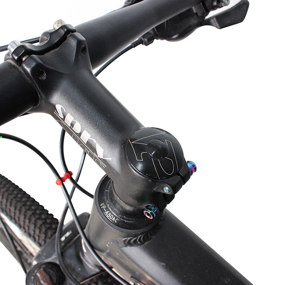 10 PCs Waterproof Rubber Bicycle Headset Cap Dustproof M6 Screw Cycling Stem Top Cover Outdoor MTB Bike Bolts Parts