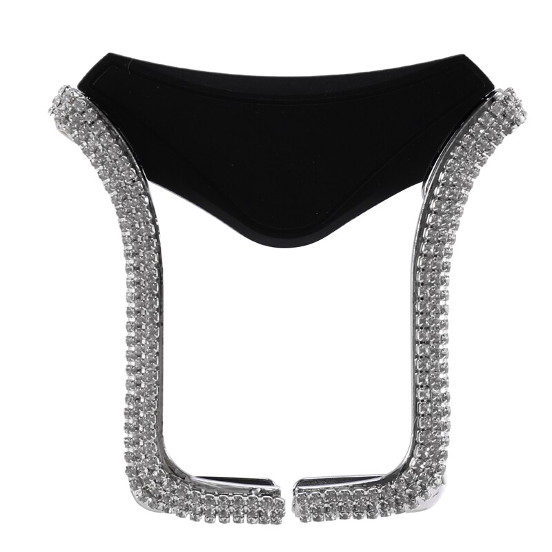 Universal Car Phone Holder Rhinestone Phone Bracket for Car Air Vent Mount Clip, Stylish Sparkling Shiny Cell Phone Holder for i