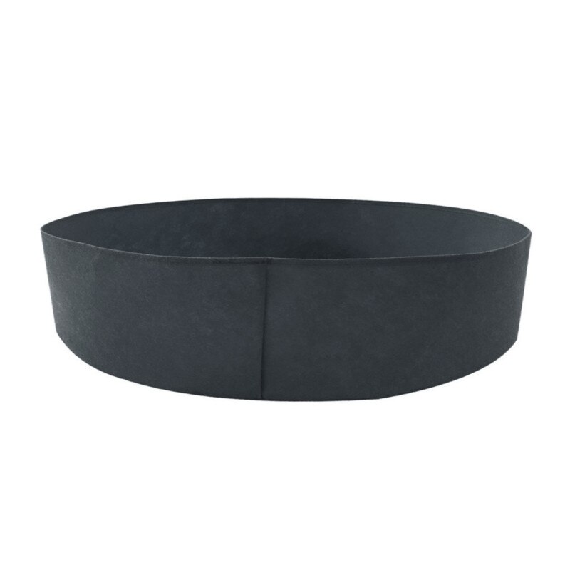 Maceta de tela de 10/15/50/100 galones para plantas, cama elevada para jardín, contenedor de plantación redondo, bolsas de cultivo, maceta de tela de fieltro transpirable: Negro / 80x30cm