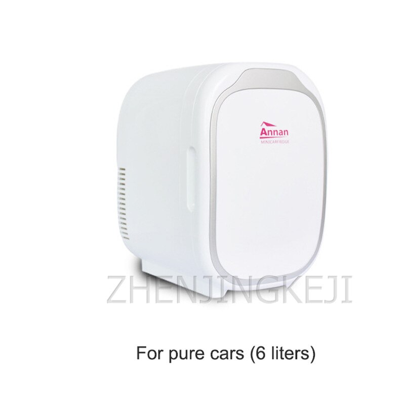 6L Vehicle Small Fridge Refrigerator Home Household Appliances Frozen Home Appliance Heating And Cooling Tools Tool: Pure car