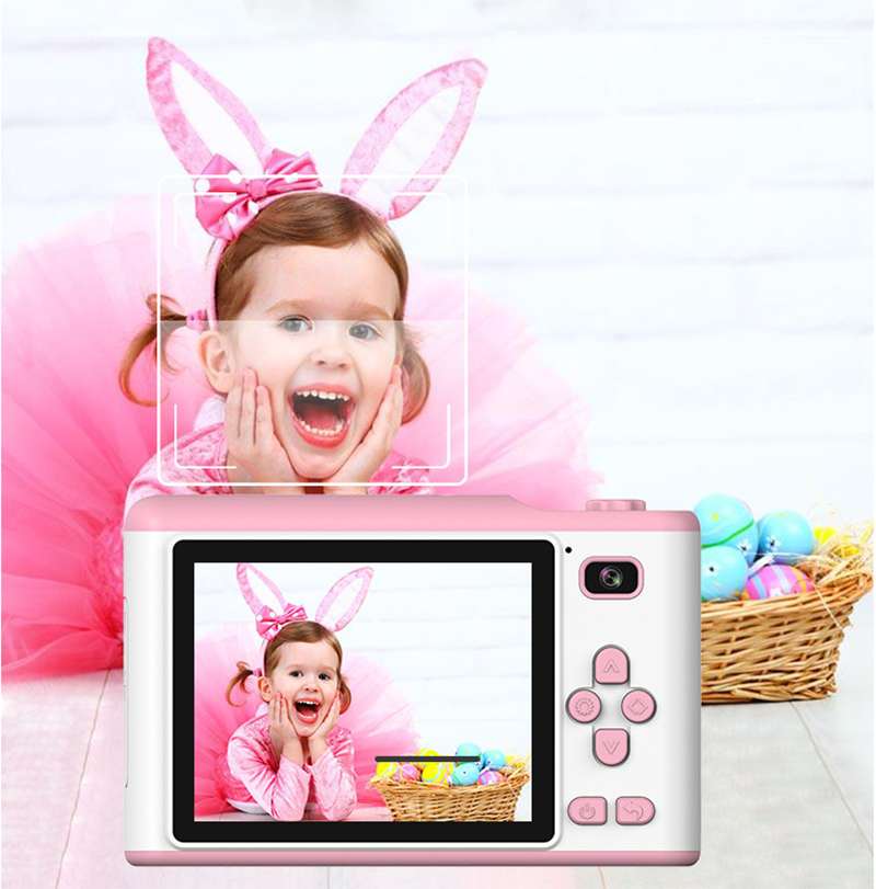 Kids Camera Mini Kinderen Draagbare Foto Video Digitale Camera 2.8in Full Hd Touch Screen Kind Camera Voor Kinderen 18MP Dual lens