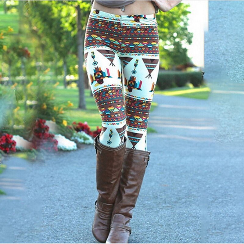 Dames herfstleggings meisjes winterleggings broek sneeuwvlok kerst hertenprint leggings dameskleding jeggings: 7