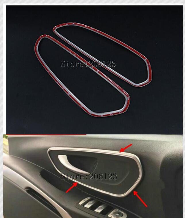 Interior para mercedes-benz Vito W447 tirador de puerta Interior del coche manija cubierta embellecedora