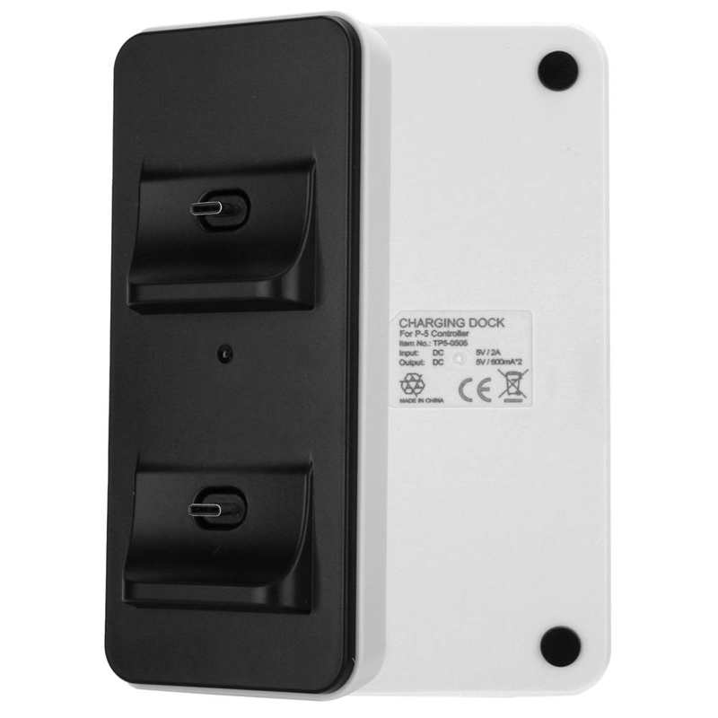 Akcesoria robić gier czujnik kinetyczny TP5 ‑ 0505 konsola robić gier ładowarka robić PS5 podwójny szybki uchwyt USB 2 porty