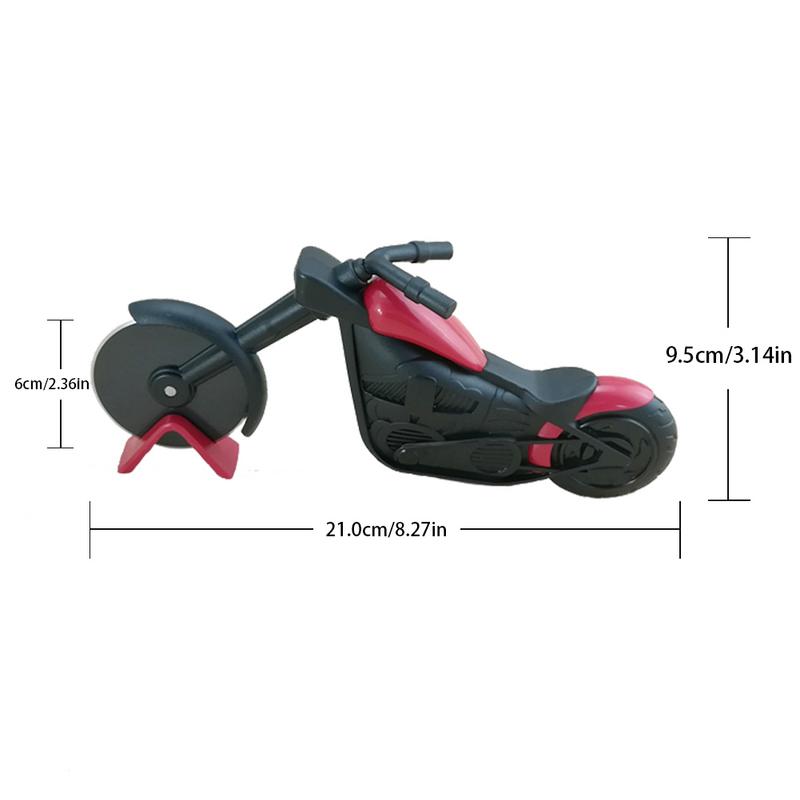 Coupe-Pizza en forme de vélo pour moto, outils créatifs en acier inoxydable