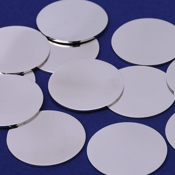 25mm about 1&quot; round shape Stamping supplies Metal Blank: stainless steel