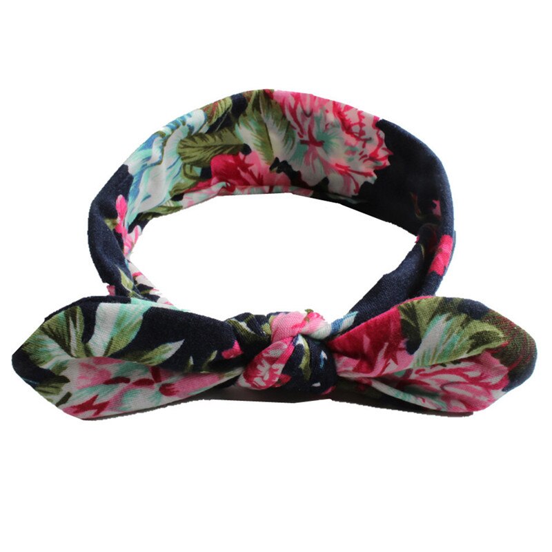 Kinderen Print Cross Hoofddoek Bandage Hoofdband Multi-Stijl Meisje Zomer Wassen Haar Accessoires Kleine Verse Mode Hoofdtooi: 02