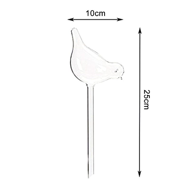 Dispositivo de riego automático de flores, serie de plantas, gotero transparente soplado a mano, autorriego, 1 ud.