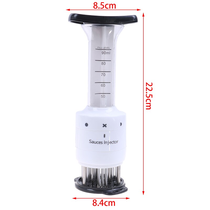 30 Naald Vleesvermalser Rvs Blade Marinade Injector Professionele Vlees Injector Tenderizer Keuken Gadgets