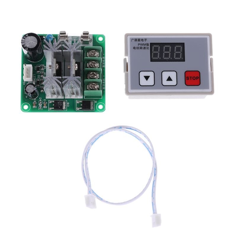 DC 12V 24V 10A PWM Motor Speed Controller Regulator Digital Speed Control Switch