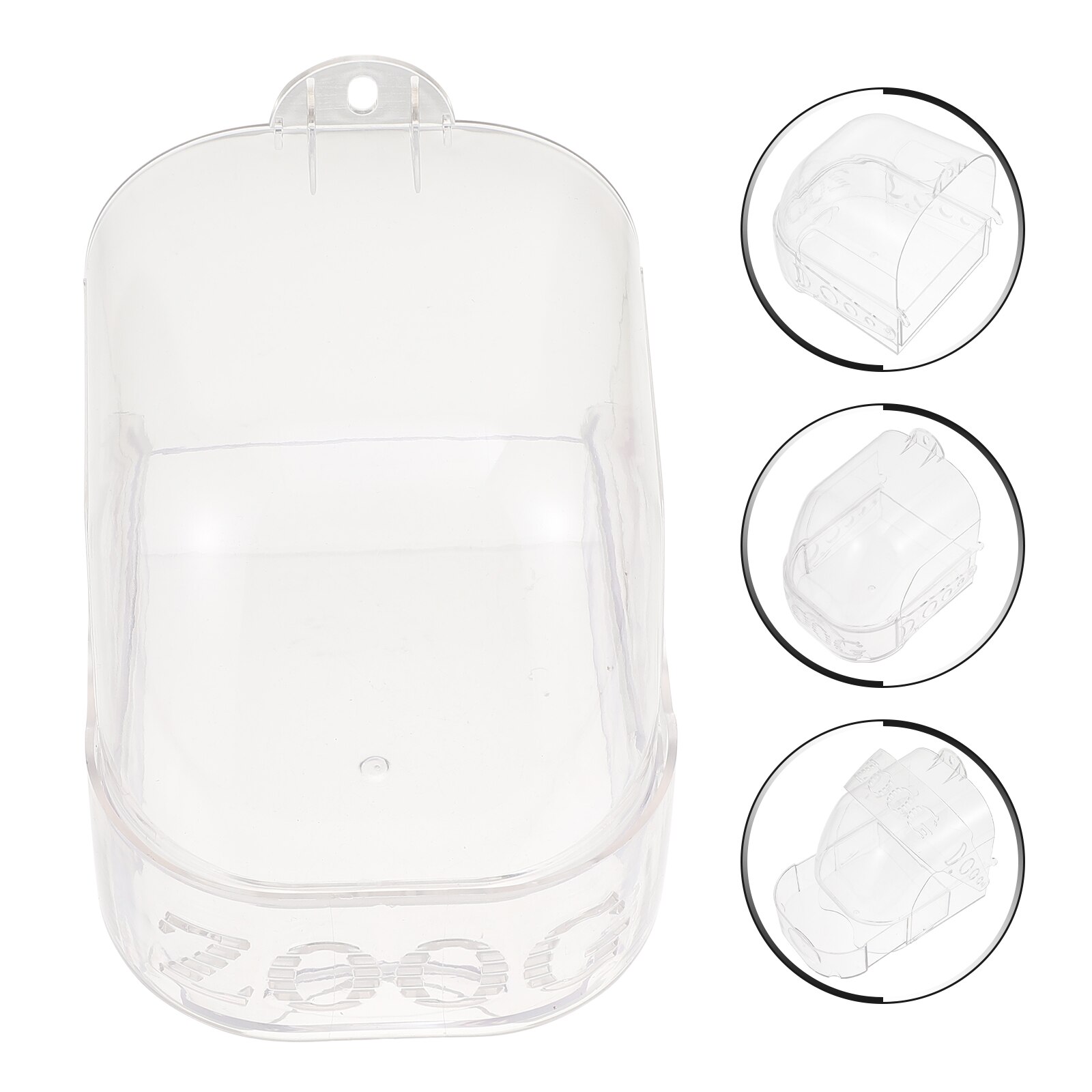 1pc Parrot Shower Box Multifunctional Bird Bath Tub Toilet for Bird Cage