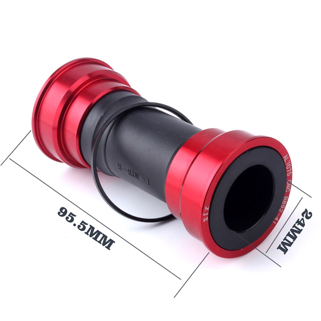 Bike Sealed Bottom Bracket CNC Aluminum BB90 BB91 BB92 24mm Crank Set Axis