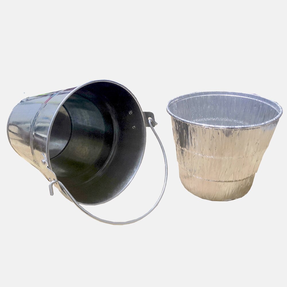 Drip Grease Bucket and 10-Pack Liners for Traeger 20/22/34 Series, Pit Boss etc Pellet Grill Smoker