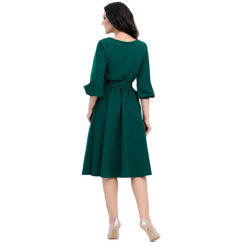 Robe trapèze Vintage pour femmes, lanterne de plage, demi manches, col rond, poches, longueur aux genoux, robes décontractées, automne 2022