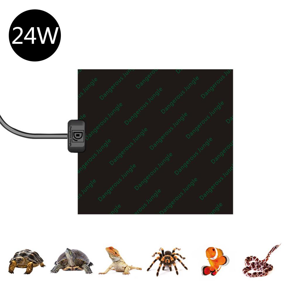 Reptil Heizung matt Terrarium Heizung matt Wärmer Heizung Pad Für Haustier Schildkröten Schlange Eidechse Hamster: 24W