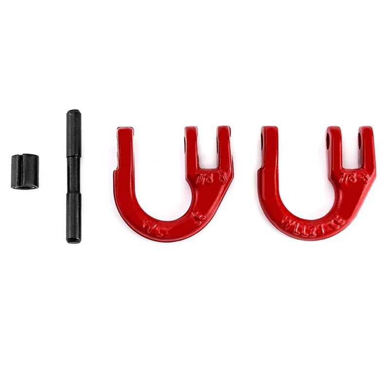 G80 Alloy Steel Hammerlock Coupling Link Connecting Link, 5/16Inch, 4 Pack, Red, 4400 Lbs Load Limit