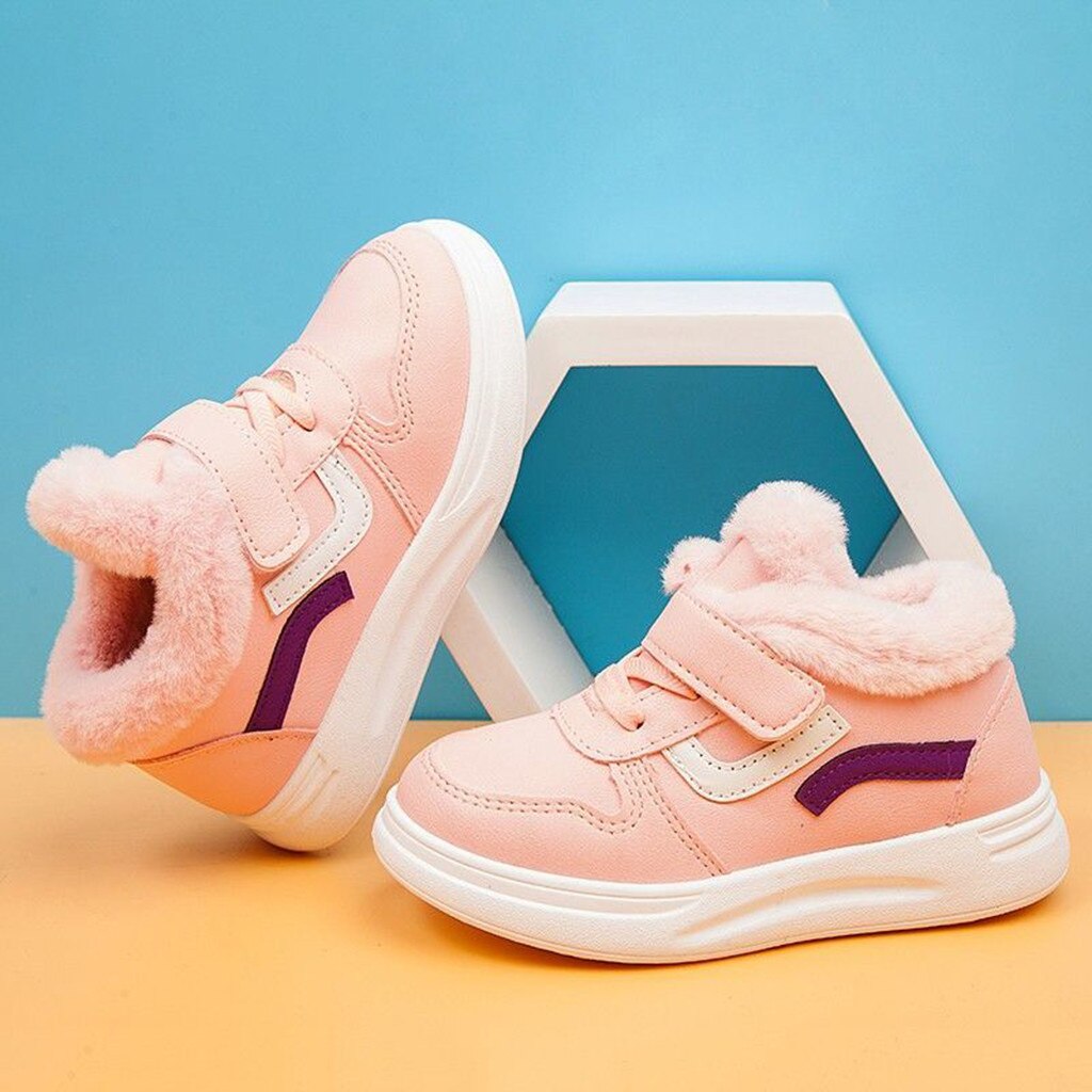 Enfant en bas âge enfants bottes infantile enfants chaussures bébé filles garçons bottes d'hiver filles cheville court gelé bottes chaussures Jongenslaarzen Zapato