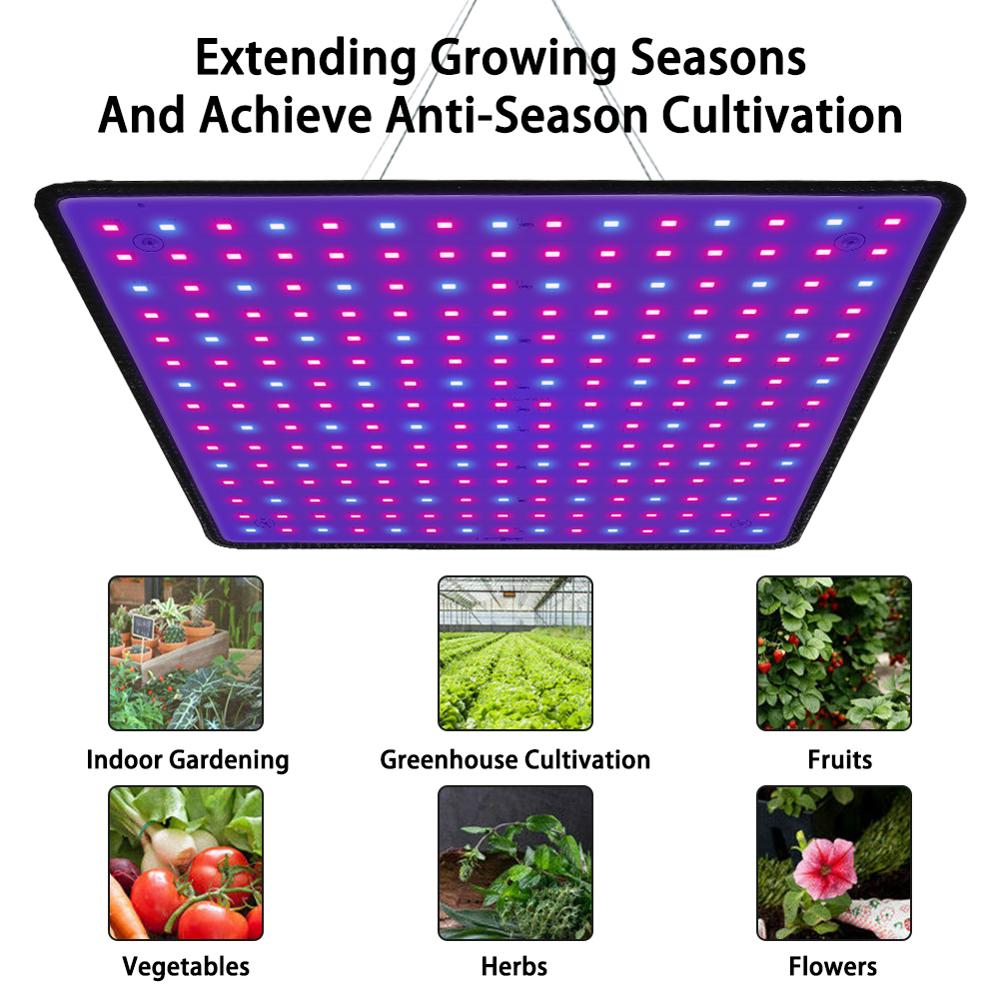 1500W LED Growth Lamp For Plants Led Grow Light Full Spectrum Phyto Lamp Fitolampy Indoor Herbs Light For Greenhouse Led Grow