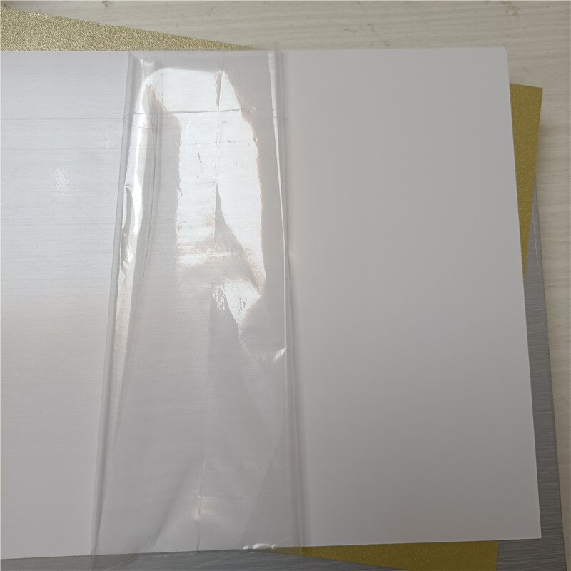 20 blätter 200*150*0,5mm A5 leer Sublimation Metall Platte Aluminium blatt Name Karte Druck Sublimation Tinte Transfer DIY Handwerk: rein Weiß
