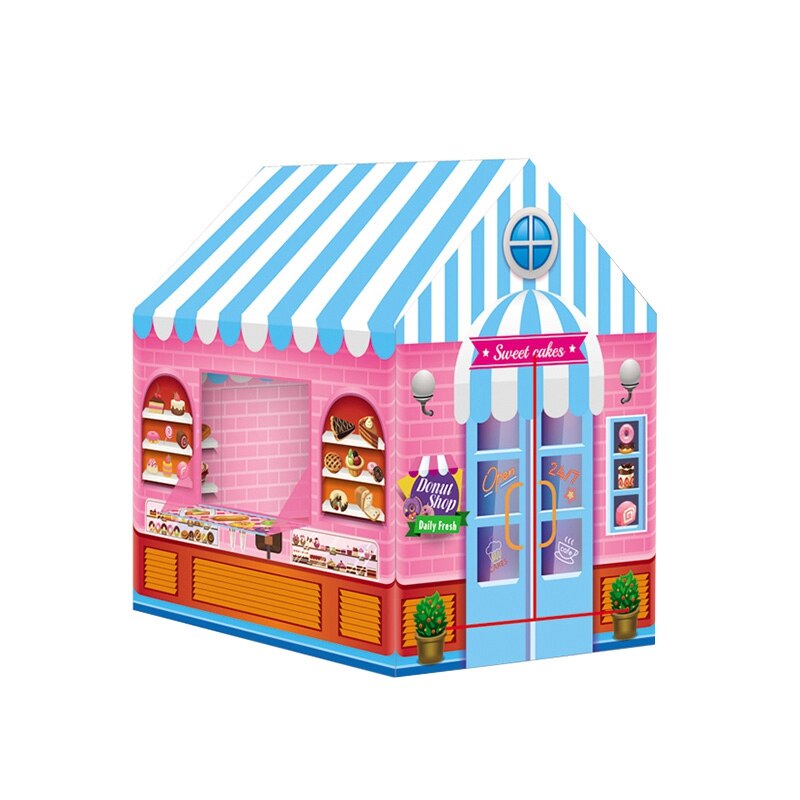 Tenda per bambini Princess Prince Play House bambini Playhouse Indoor portatile pieghevole Teepee tende giocattolo all'aperto per bambini: Default Title