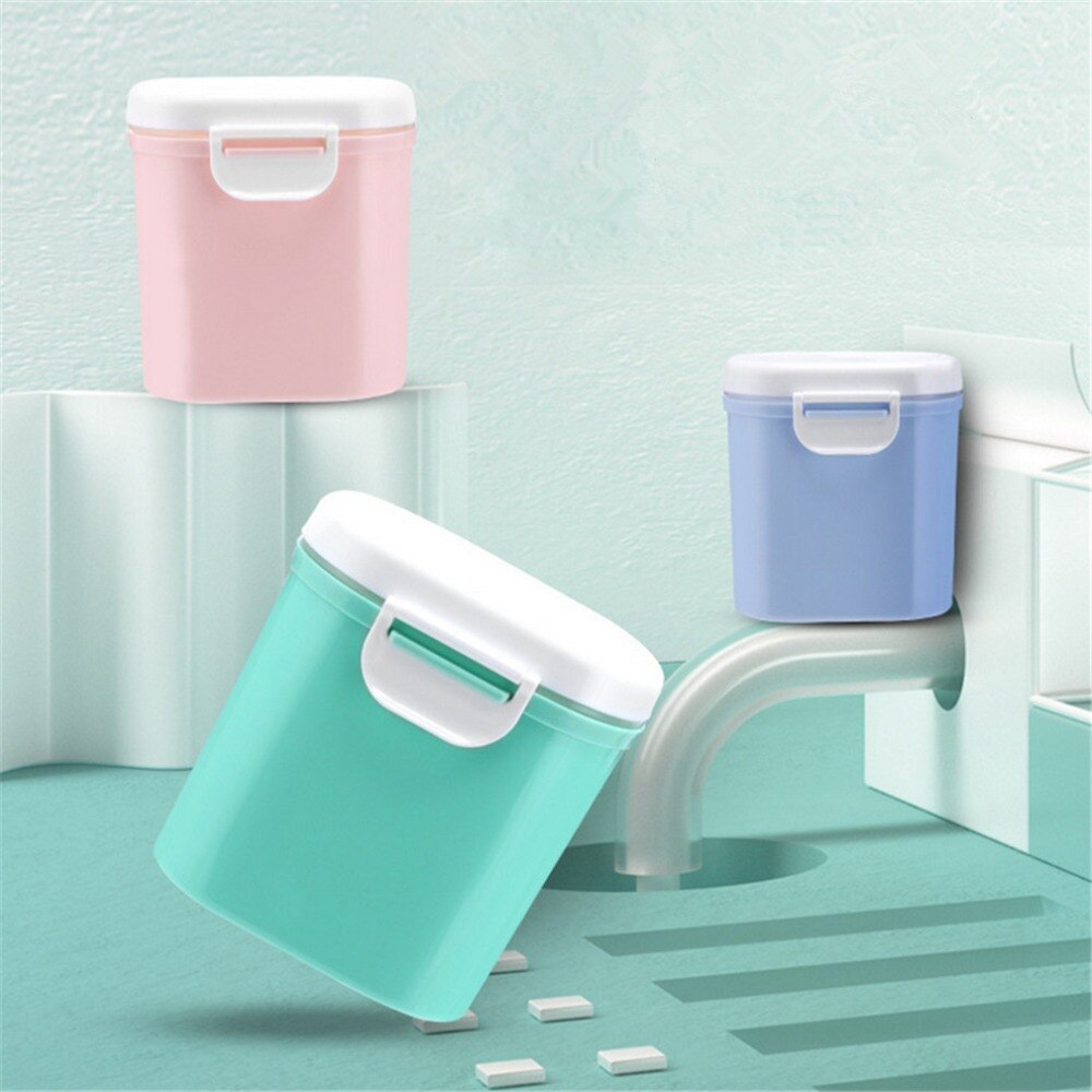 Baby Formula Milk Storage Infants Portable Milk Powder Formula Dispenser Food Container Storage Feeding Box for Kids Food PP Box