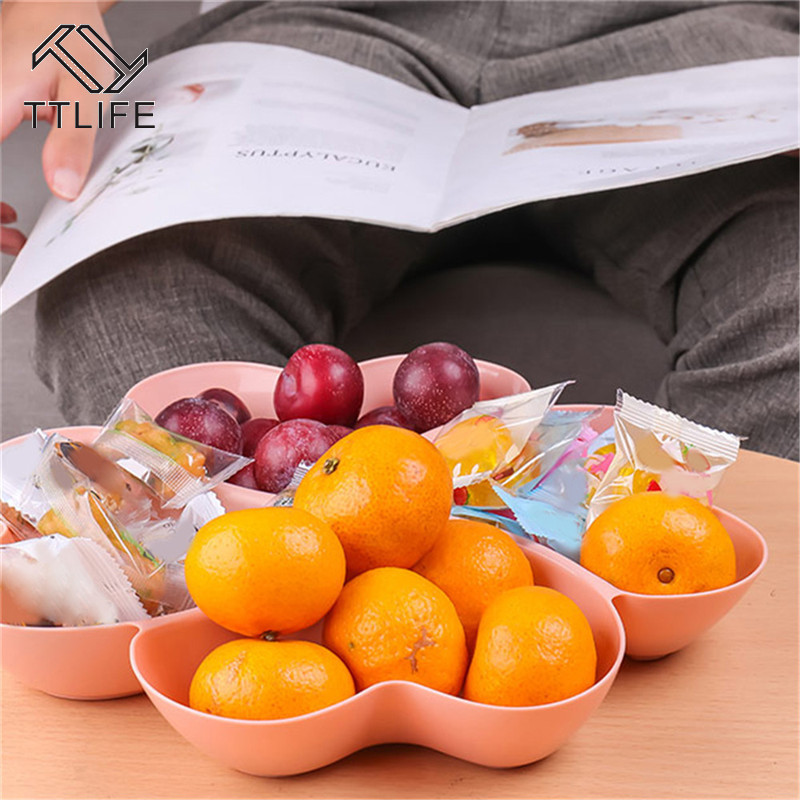 Hartvormige fruitschaal, serveerschaal, borden, opbergdoos, bakje voor snacks, noten, desserts, plastic kerstbord